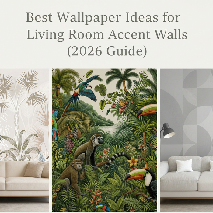 Best Wallpaper Ideas for Living Room Accent Walls (2026 Guide)