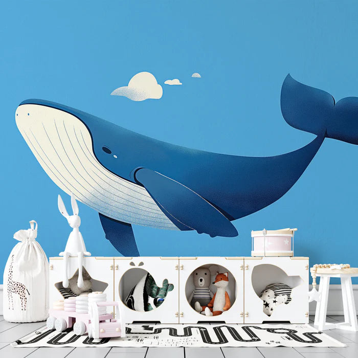 Whale Mural Wallpaper | Head in the Clouds