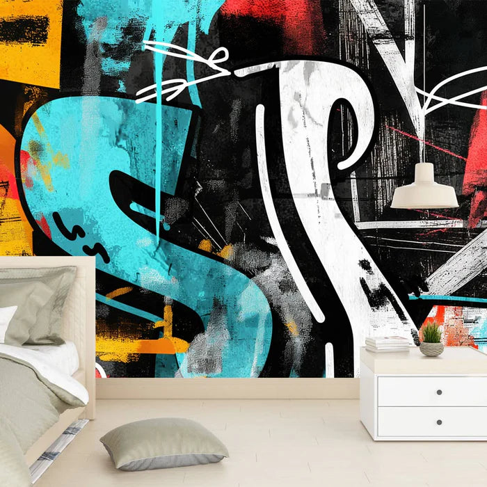 Mural Wallpaper teen bedroom | Street art