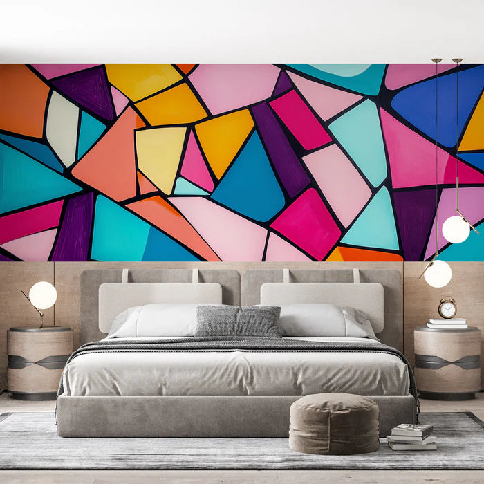 Abstract Geometric Mural Wallpaper | Like a Painting