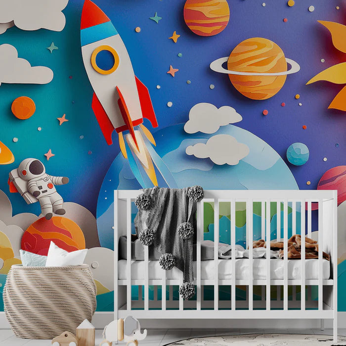 Mural Wallpaper colorful space | Adventure in the universe