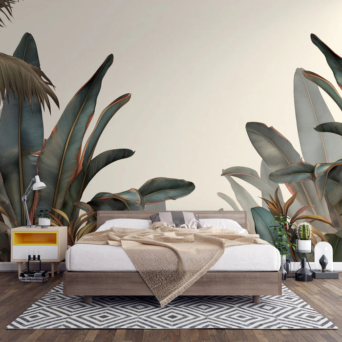 Tropical Jungle Wallpaper | Large Banana Leaf