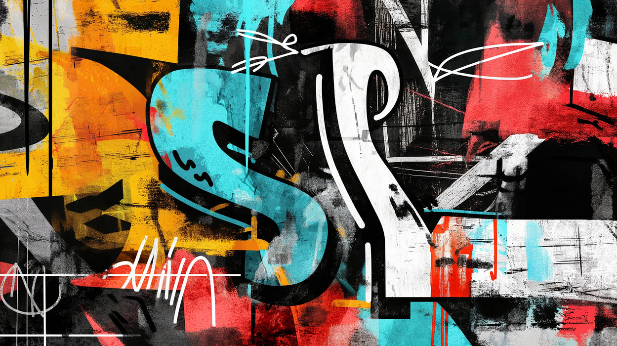 Mural Wallpaper teen bedroom | Street art