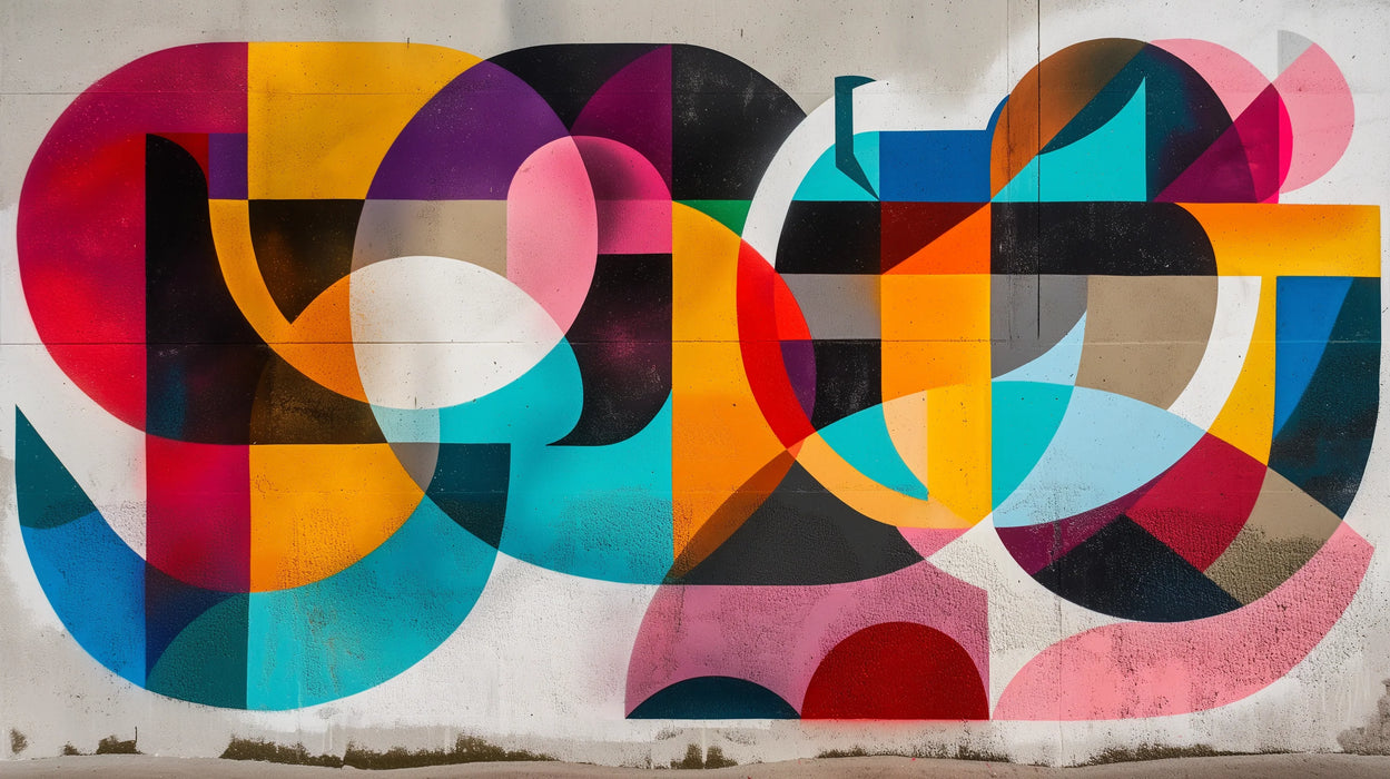 Mural Wallpaper teenage room | Contemplation of the graffiti wall