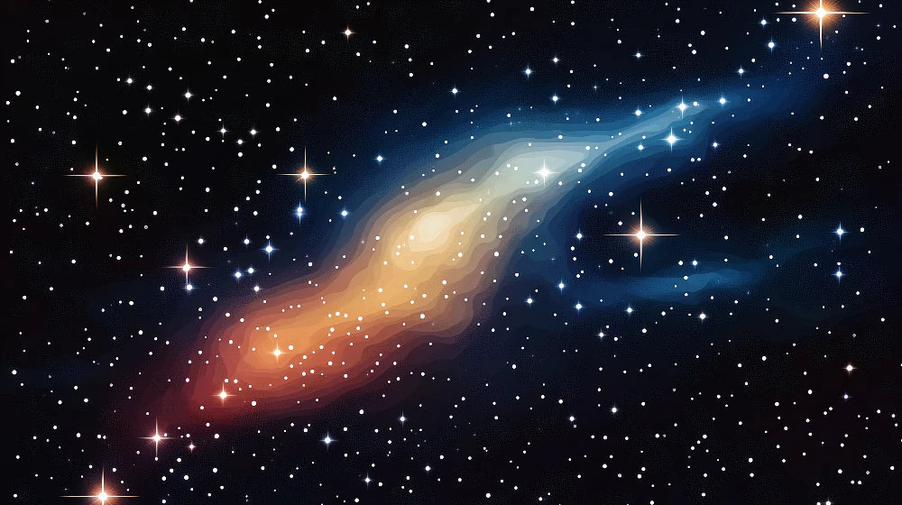 Mural Wallpaper galaxy | Colorful clouds in the universe