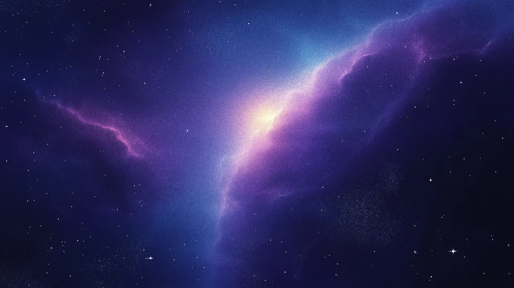 Mural Wallpaper galaxy | Starry sky with colorful nebulae