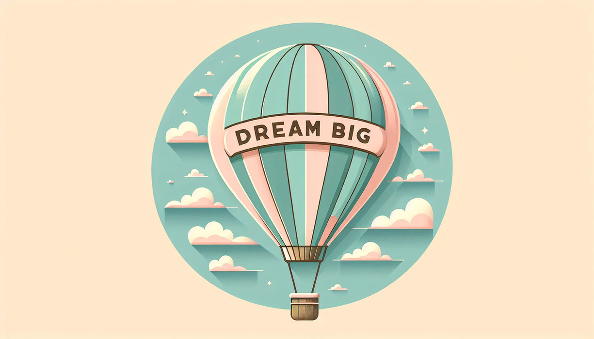 Hot Air Balloon Mural Wallpaper | Dream Big