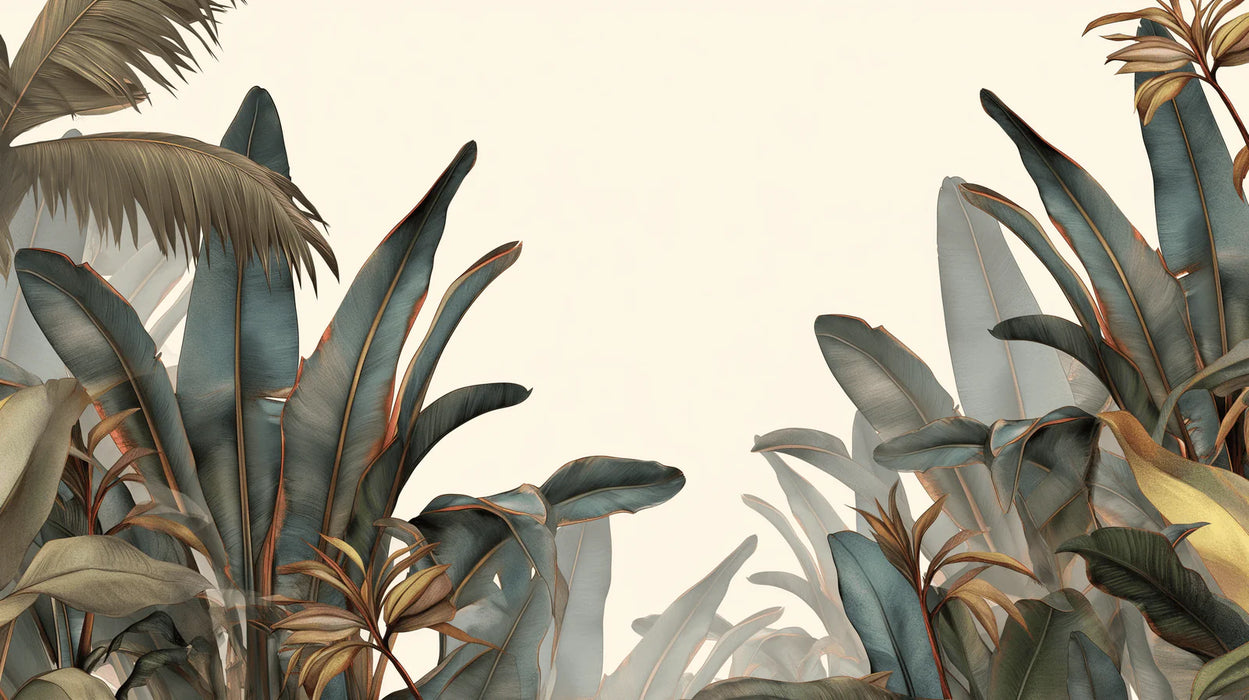 Tropical Jungle Wallpaper | Large Banana Leaf
