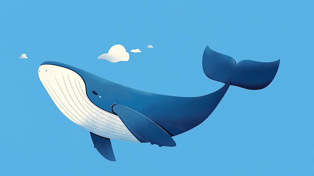 Whale Mural Wallpaper | Head in the Clouds