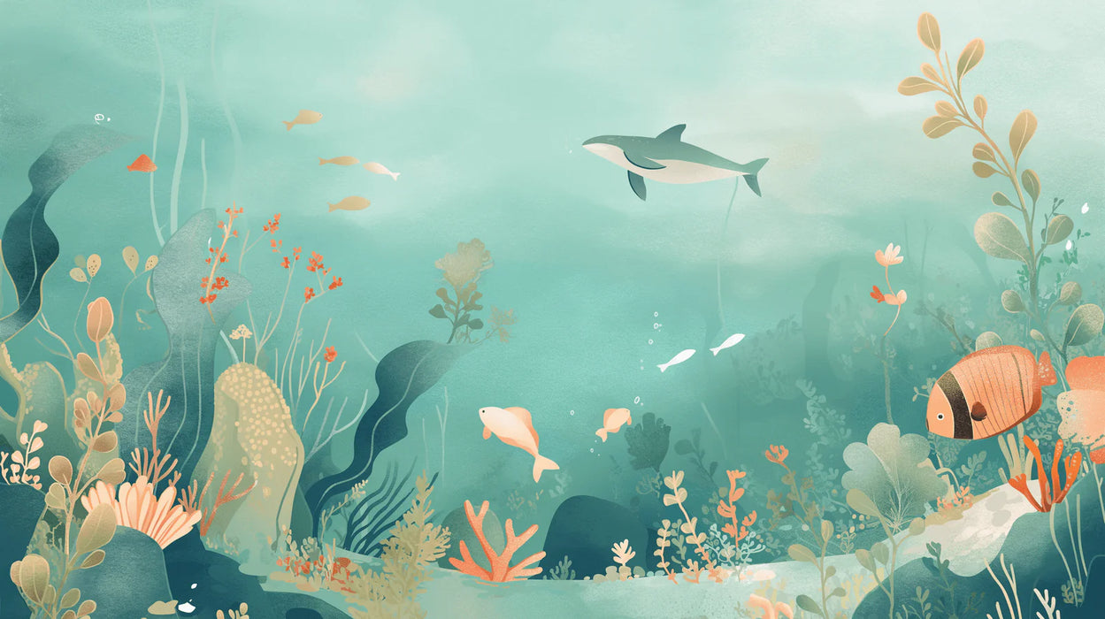 Ocean Mural Wallpaper | Fauna and Flora