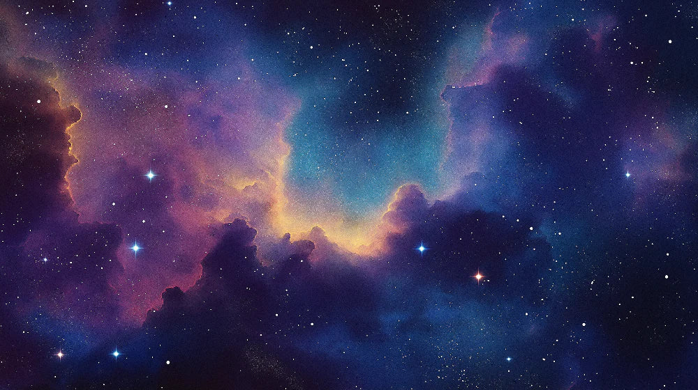 Mural Wallpaper cosmos | A vibrant starry sky with galactic shades