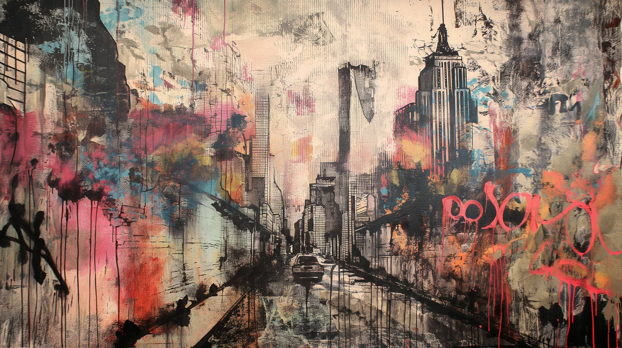 Mural Wallpaper teen room | Long live the street