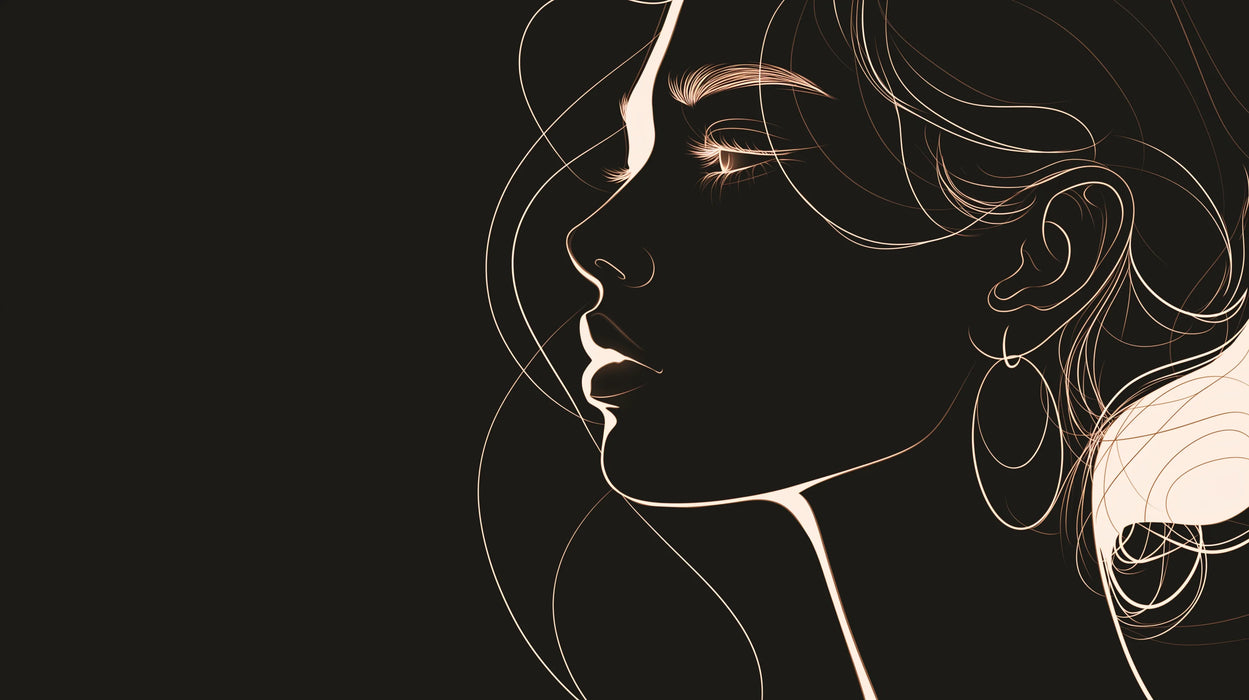 Line Art Mural Wallpaper | Elegance