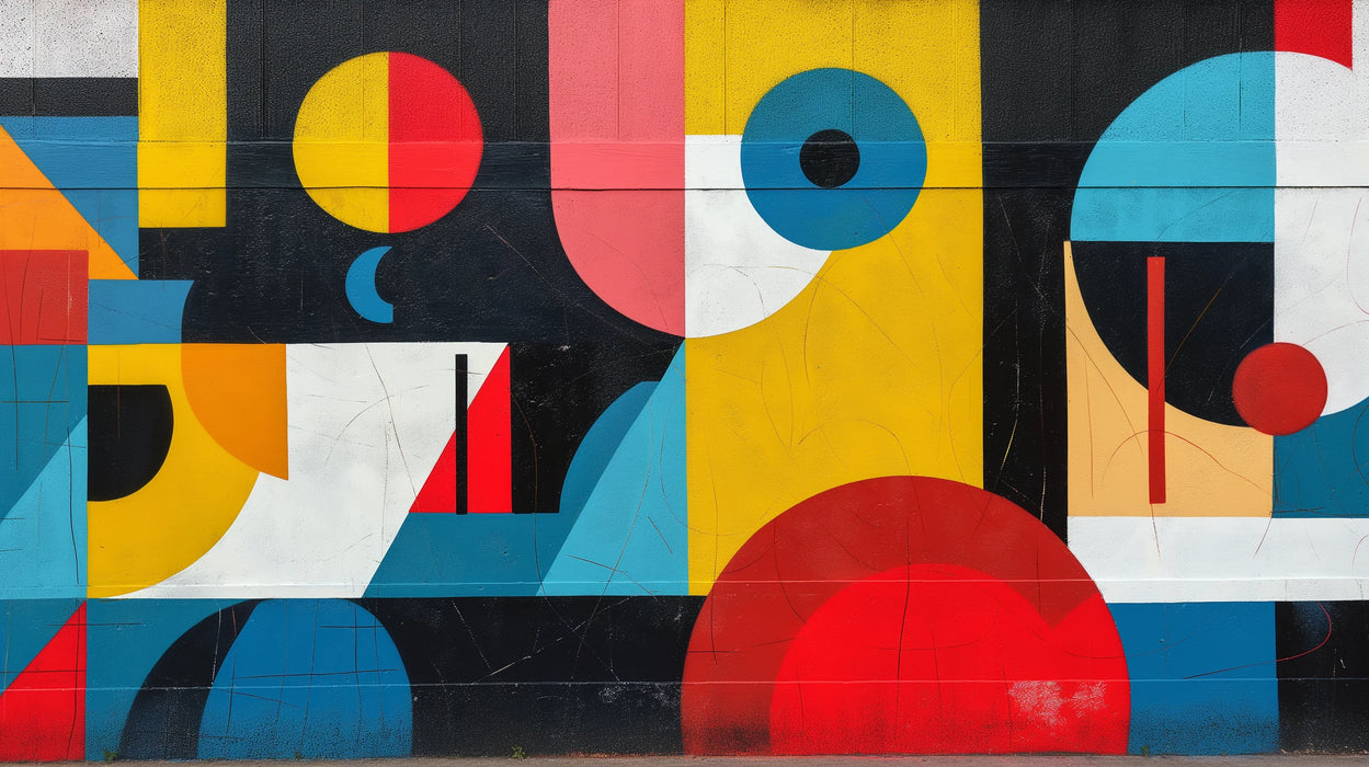 Mural Wallpaper teen bedroom | Trompe l'œil street art