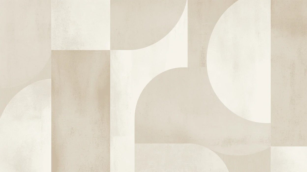 Art Deco Mural Wallpaper | Shades of Beige