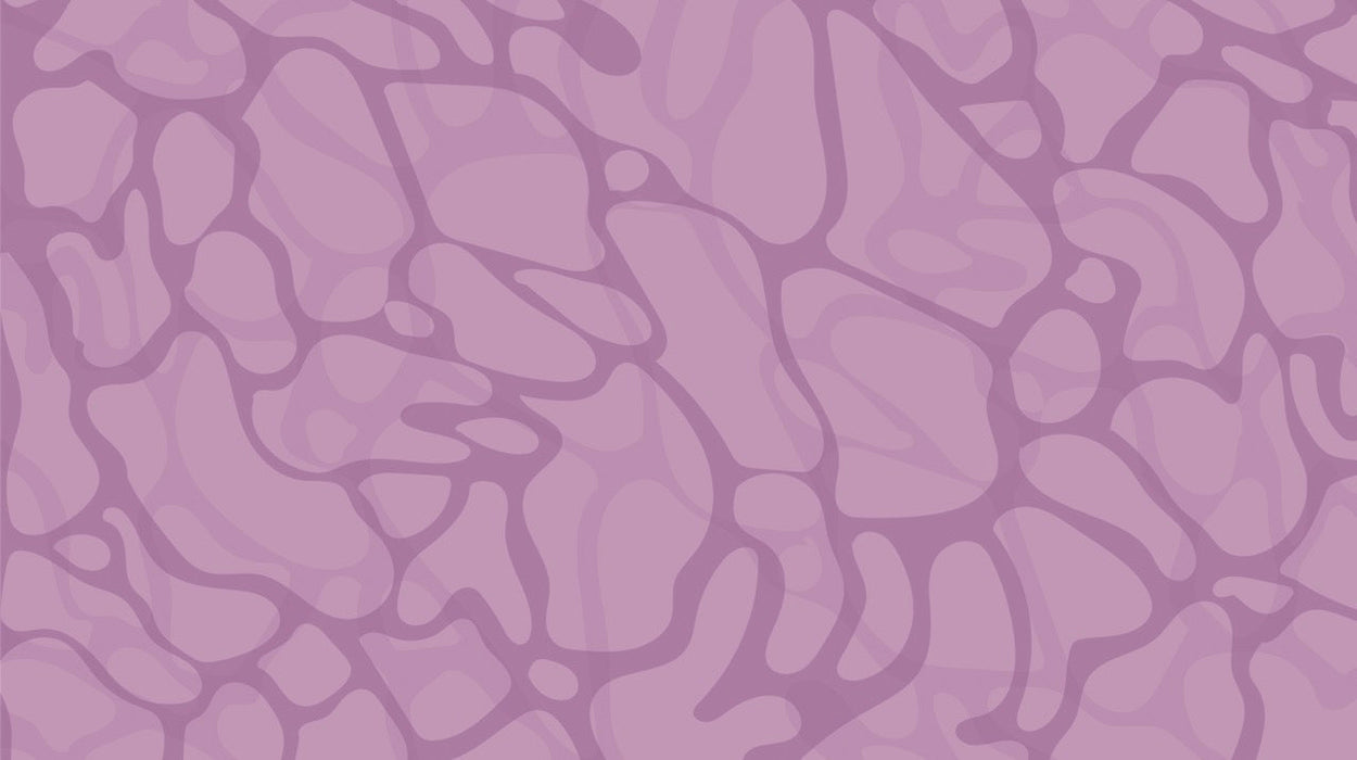 Papier peint abstrait | Mosaïque ondulée en nuances de violet